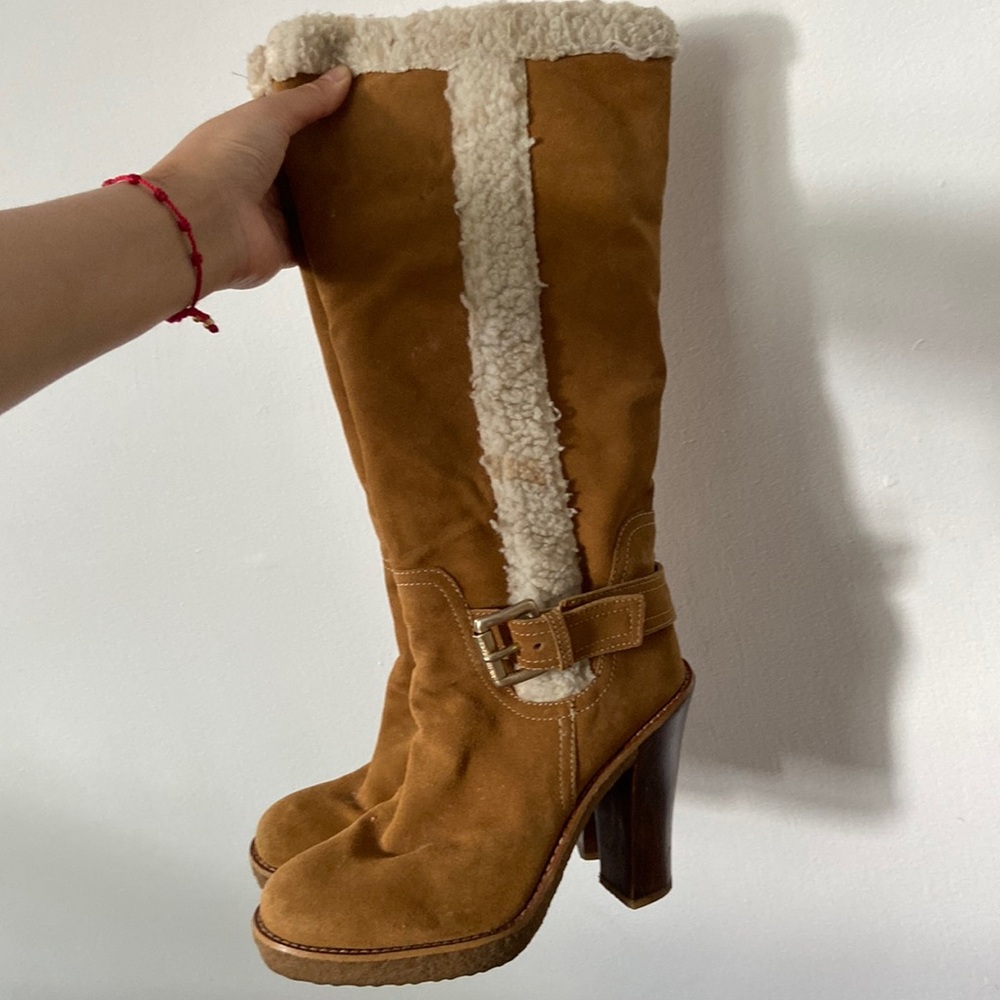 Michael Kors Suede Shearling boots